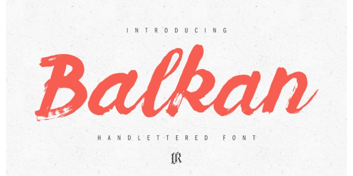 Balkan font preview