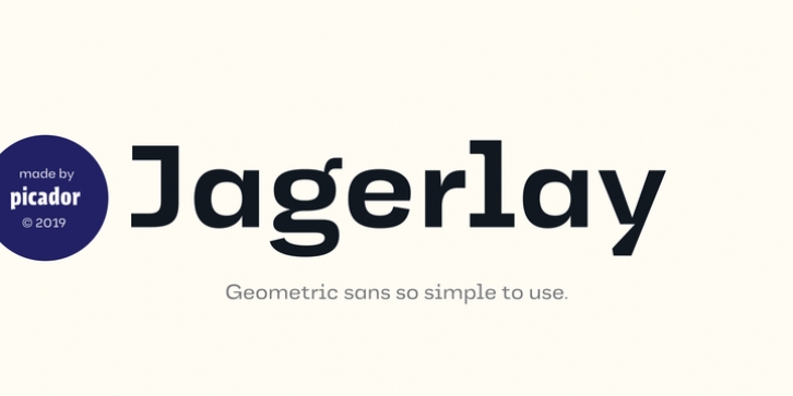 Jagerlay font preview