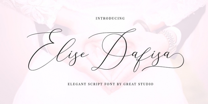 Elise Dafisa font preview
