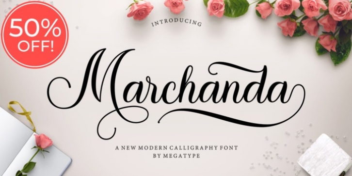 Marchanda Script font preview