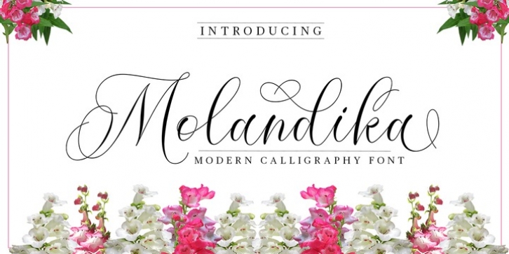 Molandika Script font preview