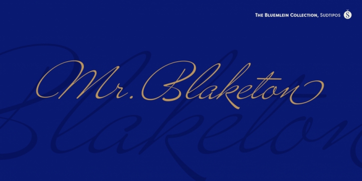 Mr Blacketon Pro font preview