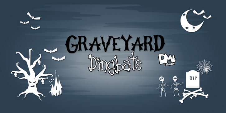 Graveyard Dingbats font preview