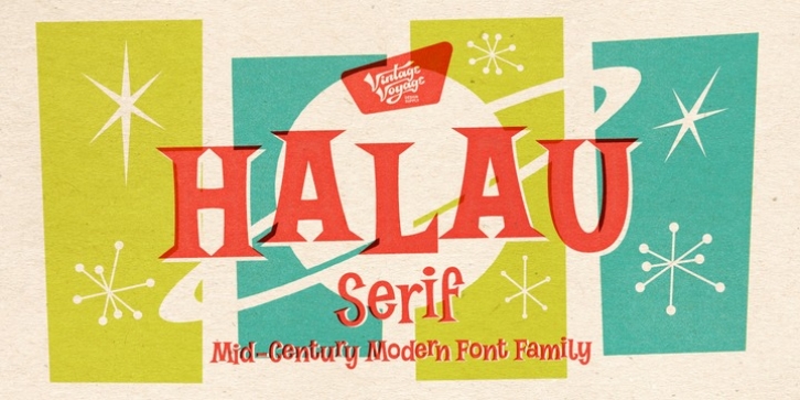 Halau Serif font preview