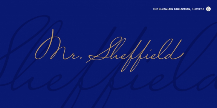 Mrs Sheffield Pro font preview