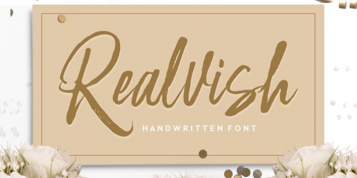 Realvish font preview