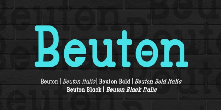 Beuton font preview
