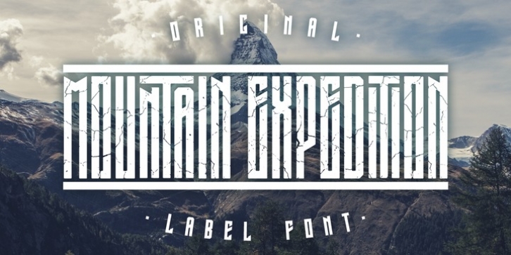 Mountain Expedition font preview
