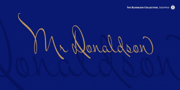Mr Donaldson Pro font preview