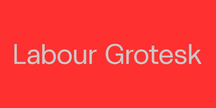 Labour Grotesk font preview