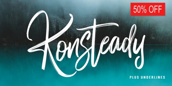 Konsteady font preview