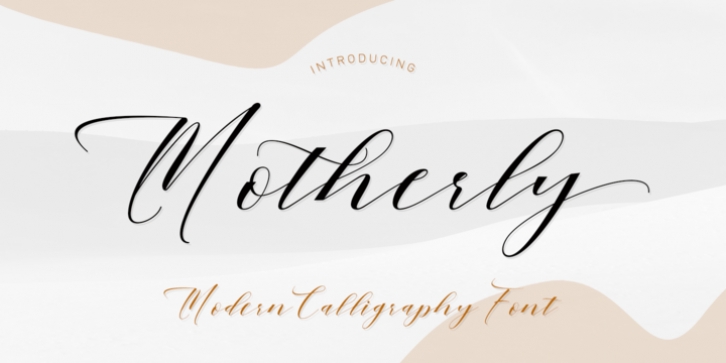 Motherly Script font preview