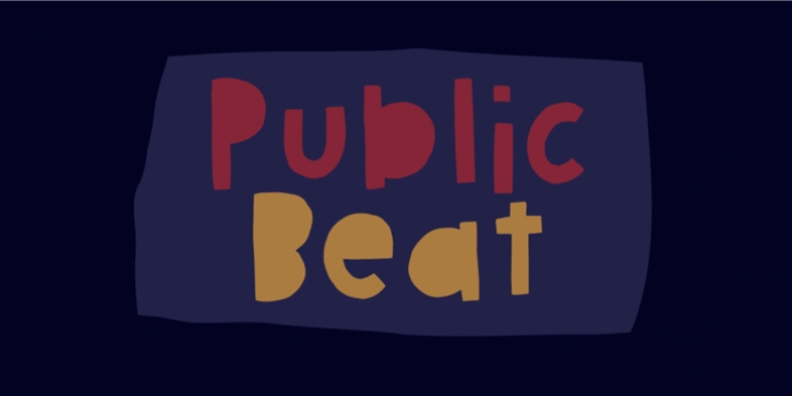 Public Beat font preview
