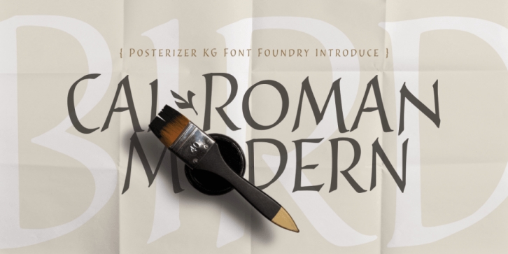 Cal Roman Modern font preview