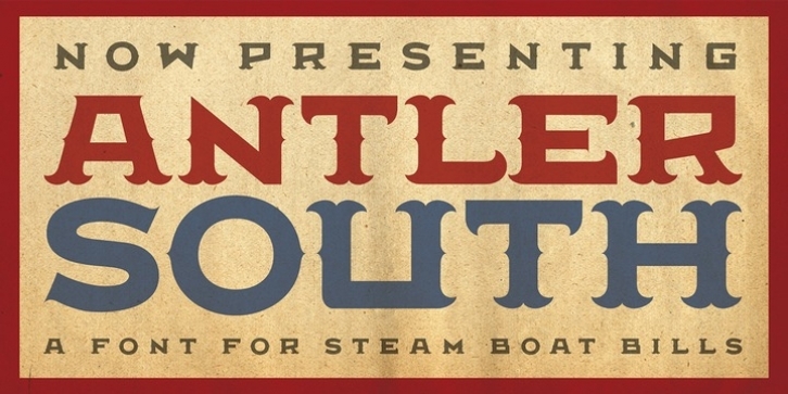 Antler South font preview