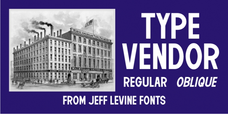 Type Vendor JNL font preview