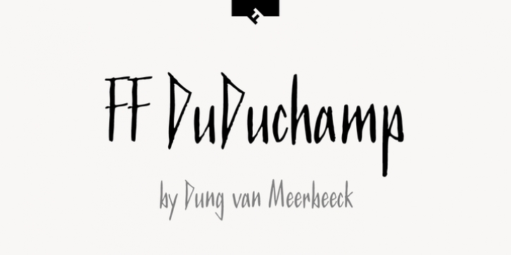 FF DuDuchamp font preview