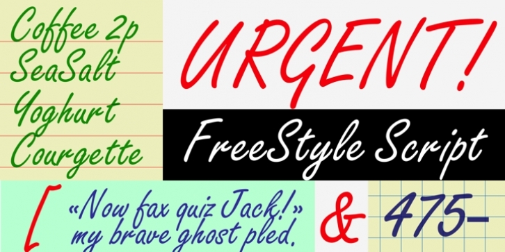 Freestyle Script font preview