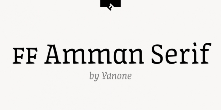 FF Amman Serif font preview