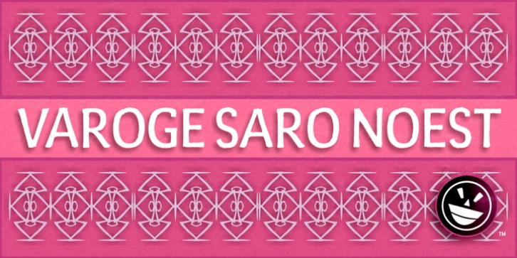 FTY Varoge Saro Noest font preview