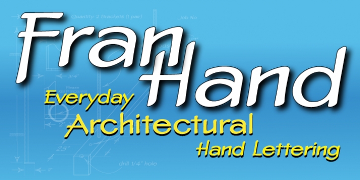 Fran Hand font preview