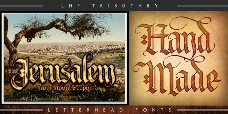 LHF Tributary font preview