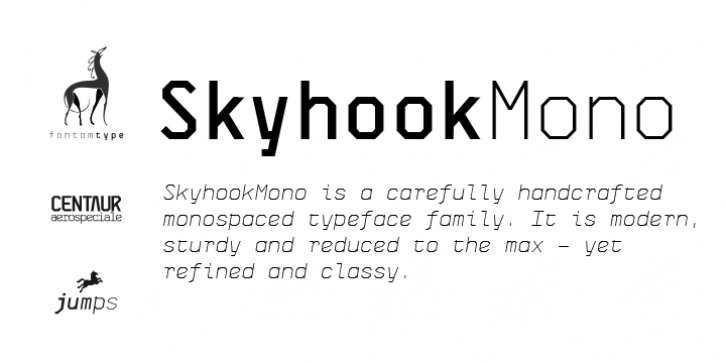 Skyhook Mono font preview
