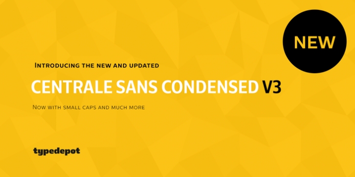 Centrale Sans Condensed font preview