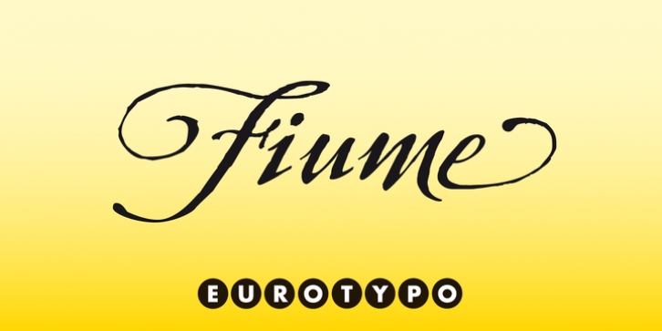 Fiume font preview