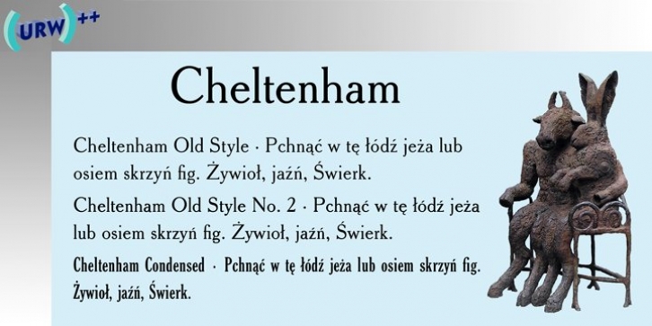 Cheltenham Old Style font preview