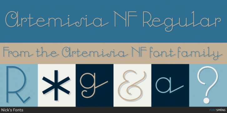 Artemisia NF font preview