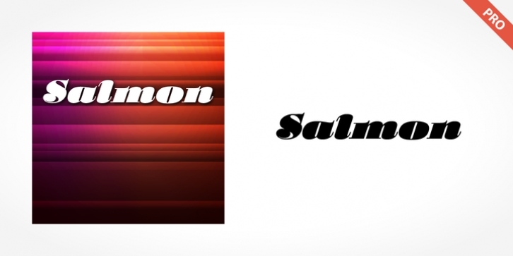 Salmon Pro font preview