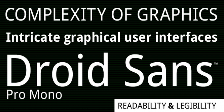 Droid Sans Mono Pro font preview