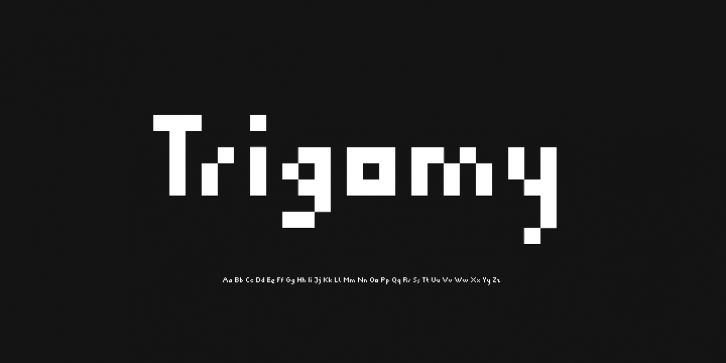 Trigomy font preview