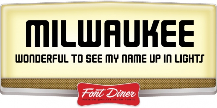 Milwaukee font preview