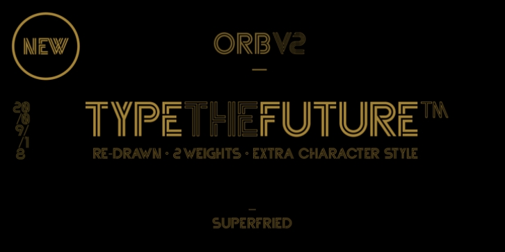 Orb font preview