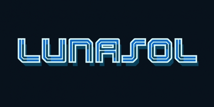 Lunasol font preview