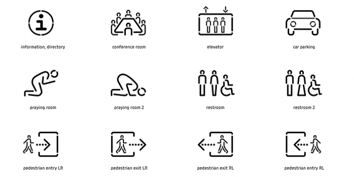 Siruca Pictograms font preview