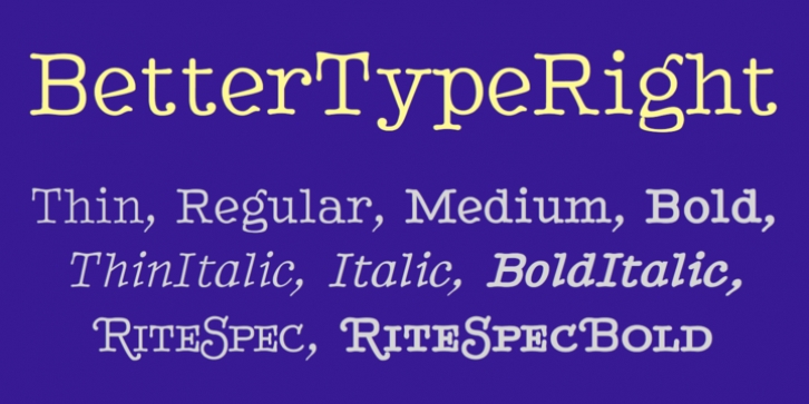 BetterTypeRight font preview