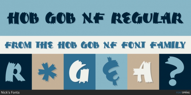Hob Gob NF font preview