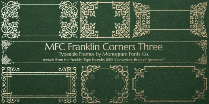 MFC Franklin Corners Three font preview
