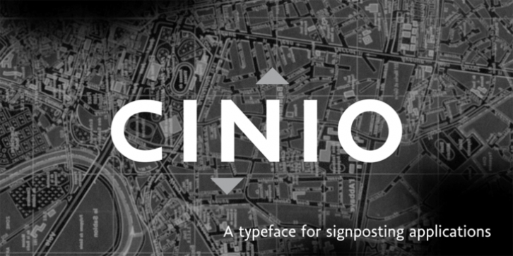 Cinio font preview