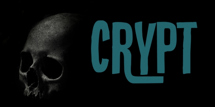 Crypt font preview