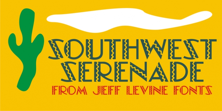 Southwest Serenade JNL font preview
