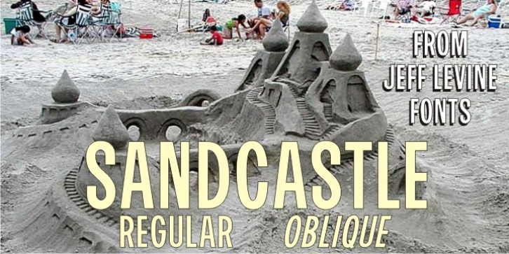 Sandcastle JNL font preview