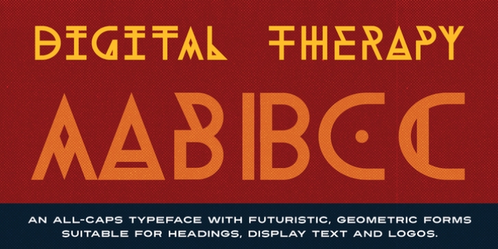 Digital Therapy font preview