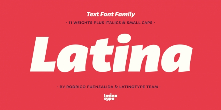 Latina font preview
