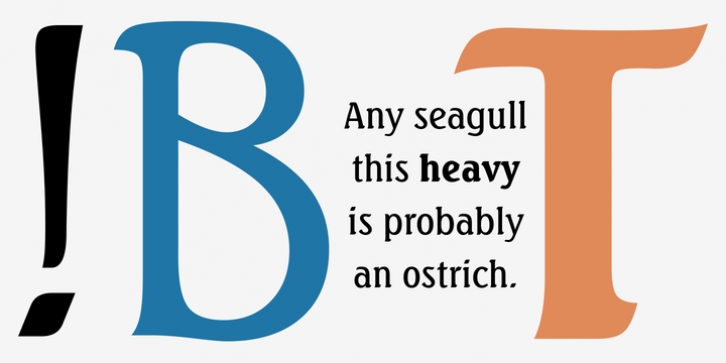 Seagull font preview