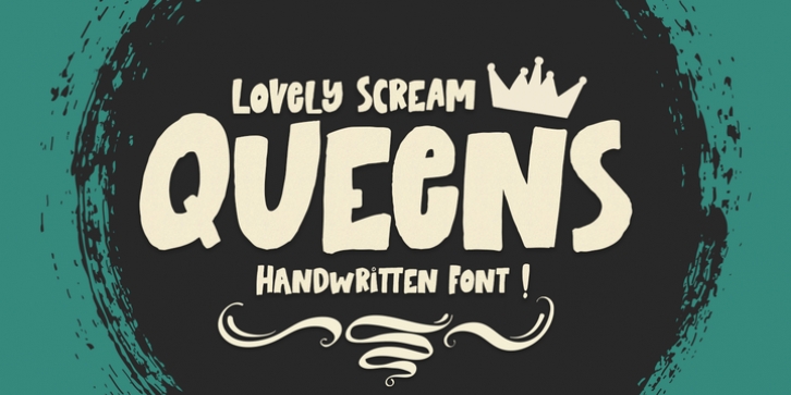 Lovely Scream Queens font preview