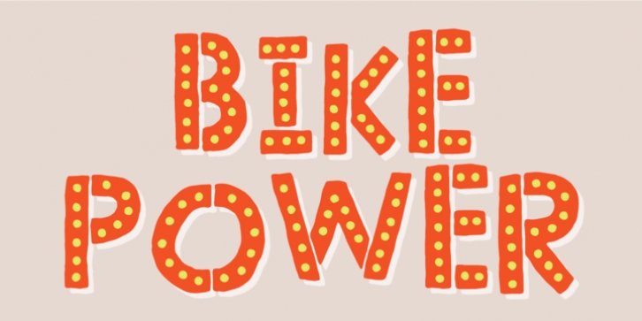 Bike Power font preview